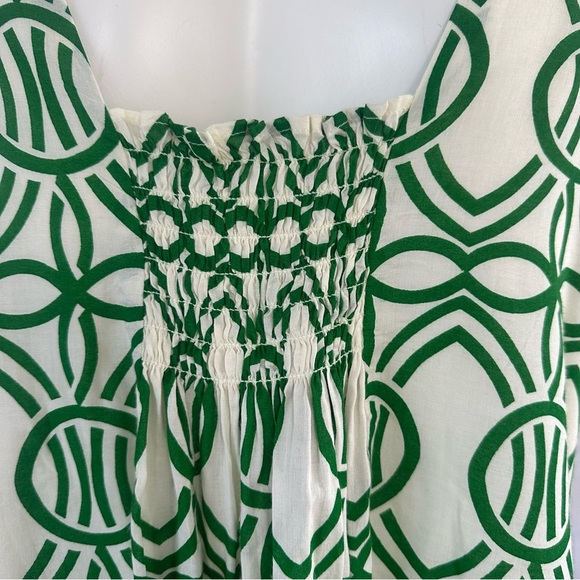 🌴 Maeve Green Sleeveless Ln f Tank Top, Size S - Picture 8 of 10